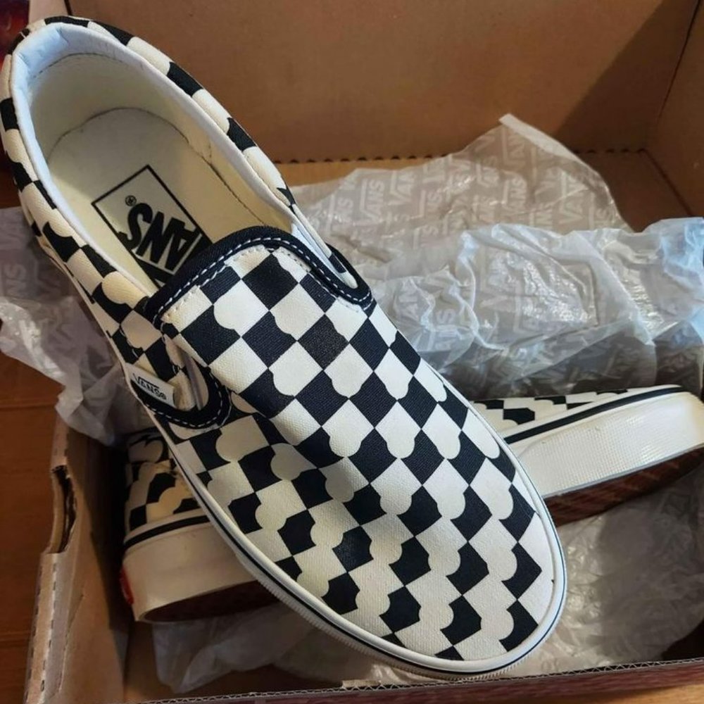 Vans UV Ink/True White Classic Slip-On